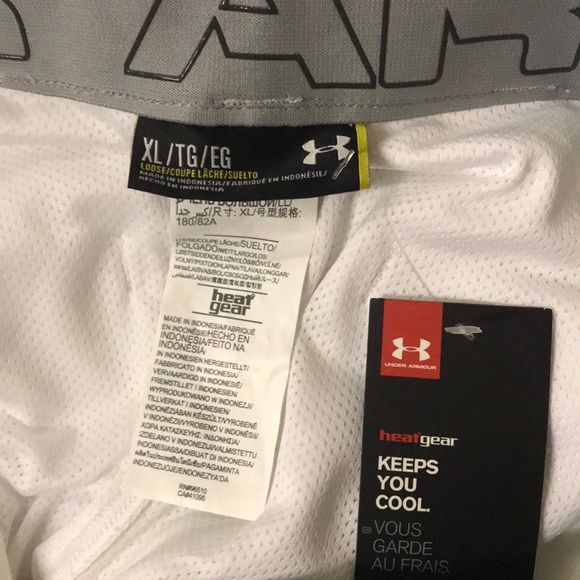 🆕 UNDER ARMOUR White Baseball Pants - Picture 3 of 3